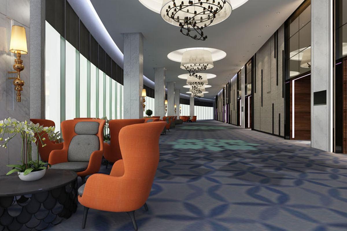Le Meridien Putrajaya Exterior foto 3D interior rendering of a hotel lobby
