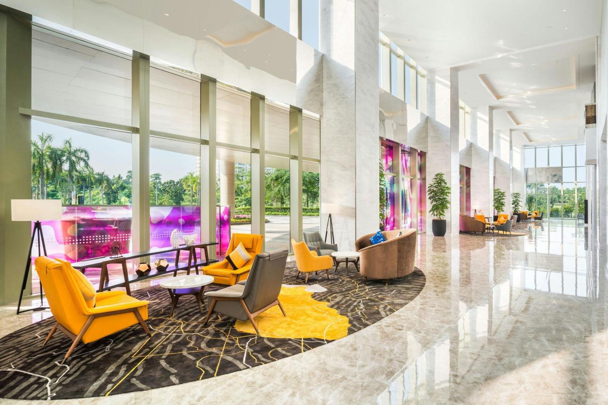 Le Meridien Putrajaya Exterior foto The lobby of the hotel